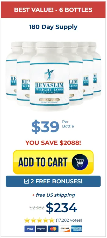 Revaslim 6 bottles order